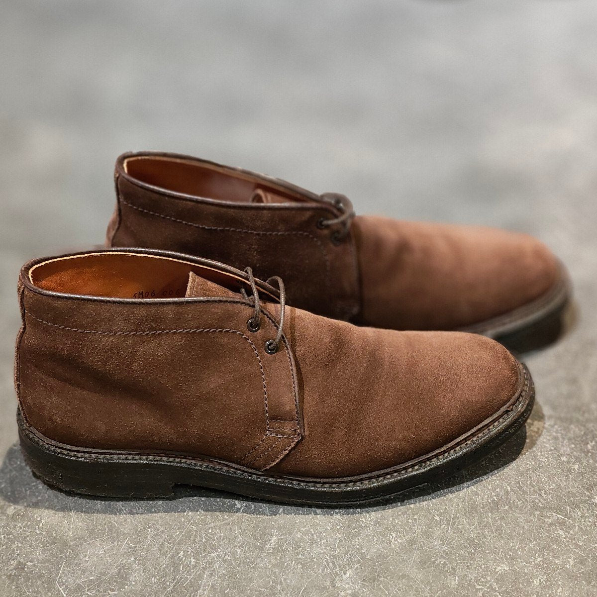美品【ALDEN】オールデン 1379 チャッカブーツ スエード ブラウン サイズ US8D バリーラスト