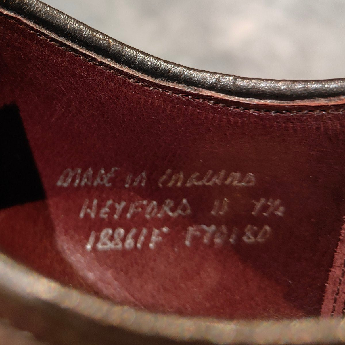 希少 新品未使用【JOSEPH CHEANEY】ジョセフチーニー HEYFORDⅡウイングチップ コードバン バーガンディ サイズUK7.5