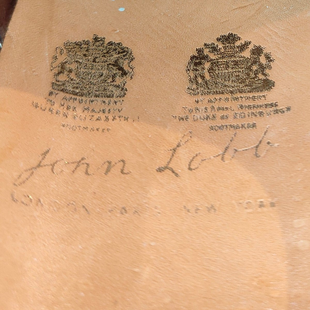 希少 使用数回【JOHN LOBB】ジョンロブ ロンドン 2ワラント ビスポーク フルブローグ  グレインレザー バーガンディ サイズUK6相当