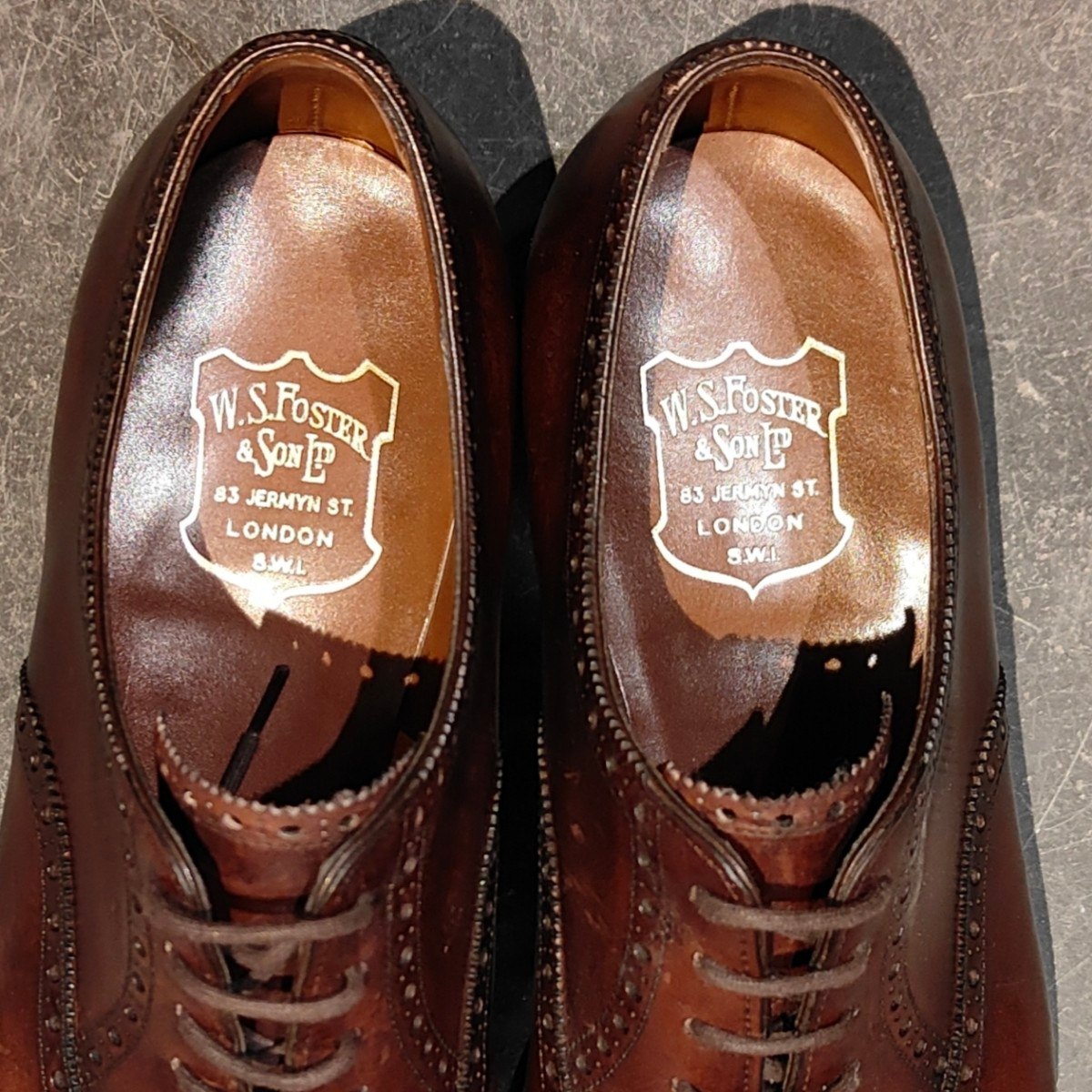 美品【FOSTER&SON】フォスター＆サン SANDRINGHAM サンドリンガム