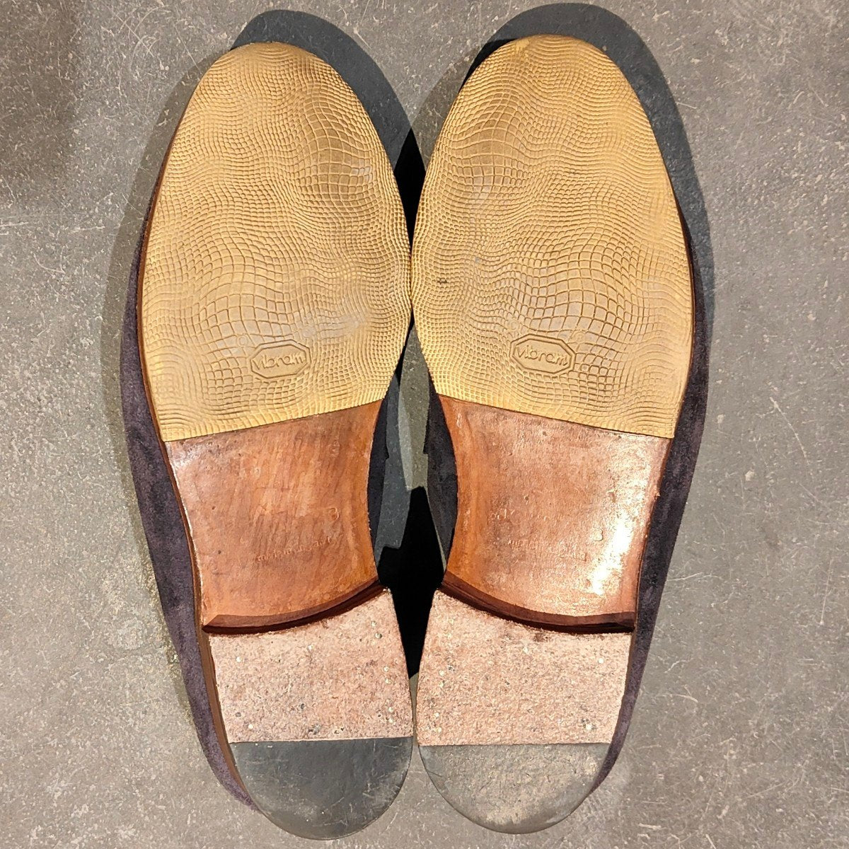 【JOHN LOBB】ジョンロブ ロペス ローファー スエード ネイビーブラックコンビ サイズ UK6E 4395ラスト 参考定価￥283,800-