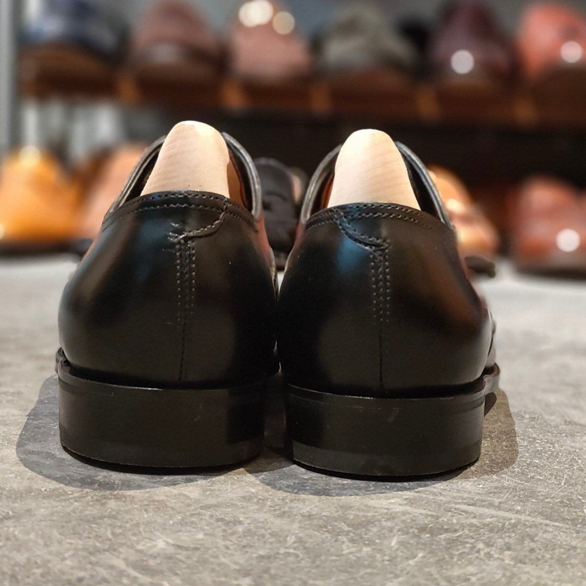 新品未使用【JOHN LOBB】ジョンロブ シティ2 ストレートチップ カーフ ブラック サイズUK6.5E 7000ラスト参考定価￥240,900-