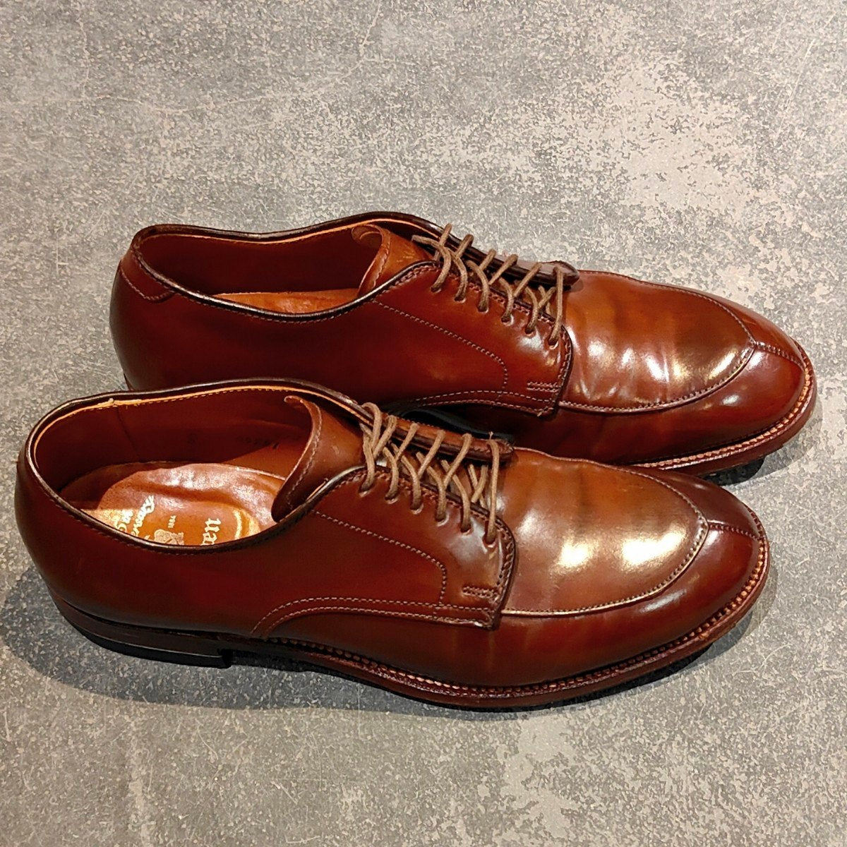 希少【ALDEN】オールデン 125周年記念限定モデル 54951 Vチップ コードバン ダークブラウン サイズUS7.5D モディファイドラスト