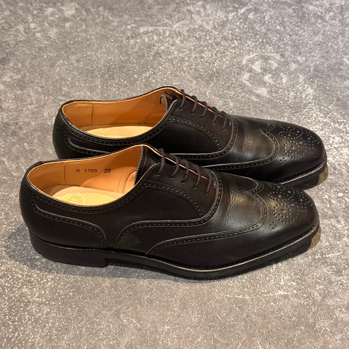 トム0901様☆スコッチグレイン26センチ 美品【SCOTCH GRAIN】スコッチグレイン 1765 ウイングチップ カーフ