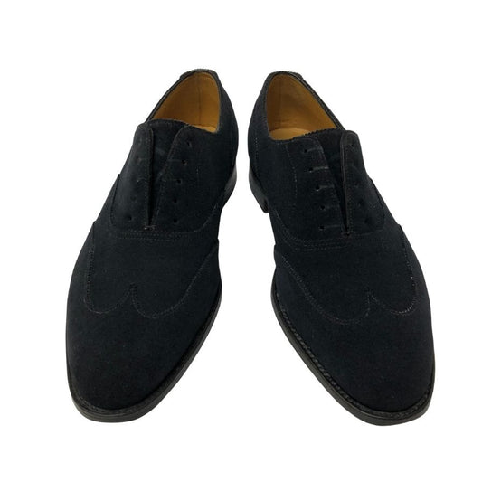【JOHN LOBB】ジョンロブ ウィドナー  内羽根 スウェード メンズ6E ネイビー