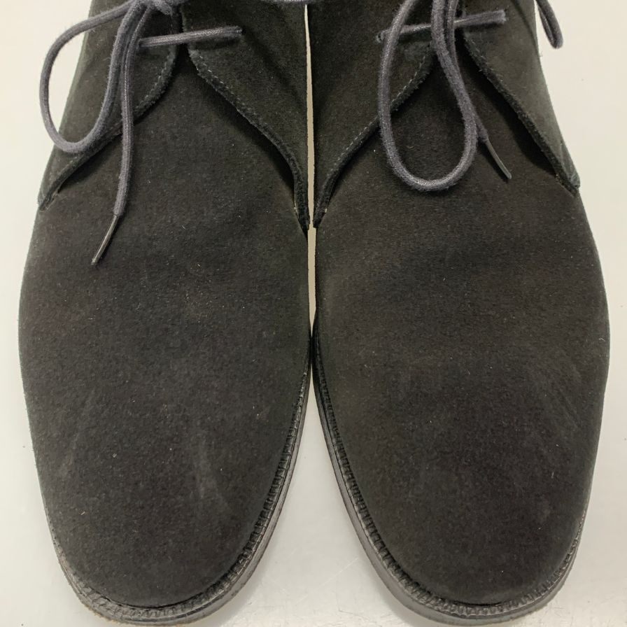 【CROCKETT&JONES】クロケット&ジョーンズ  ブーツ スエード ブラック（黒） サイズ UK7E ラスト
