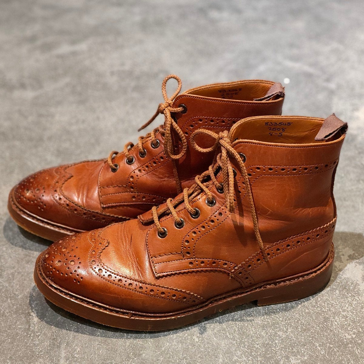 Tricker's】トリッカーズ SHIPS別注 2508 ウィングチップ カントリー