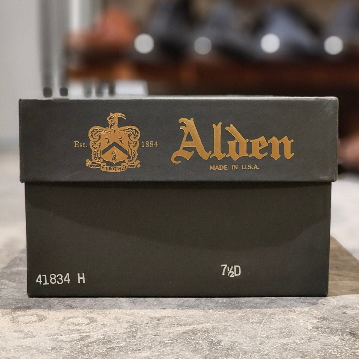 希少 新品未使用【ALDEN】オールデン 41834H キャップトゥブーツ コードバン ラベロ US7.5D モディファイドラスト