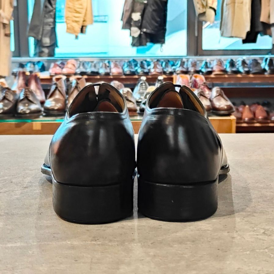 【JOHN LOBB】ジョンロブ レザーシューズ ベケッツ ストレートチップ カーフ 8000ラスト ブラック メンズ サイズ UK6.5E BECKETTS