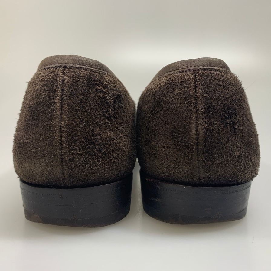 【Crockett&Jones】クロケット&ジョーンズ HARCOURT2 ローファー スエード ブラウン サイズUK6E