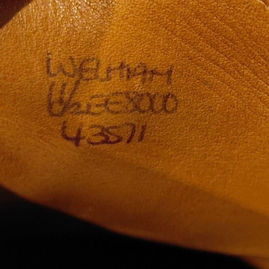 【JOHN LOBB】ジョンロブ レザーシューズ ウェルハム Uチップ カーフ 8000ラスト ブラック メンズ サイズUK6.5EE WELHAM