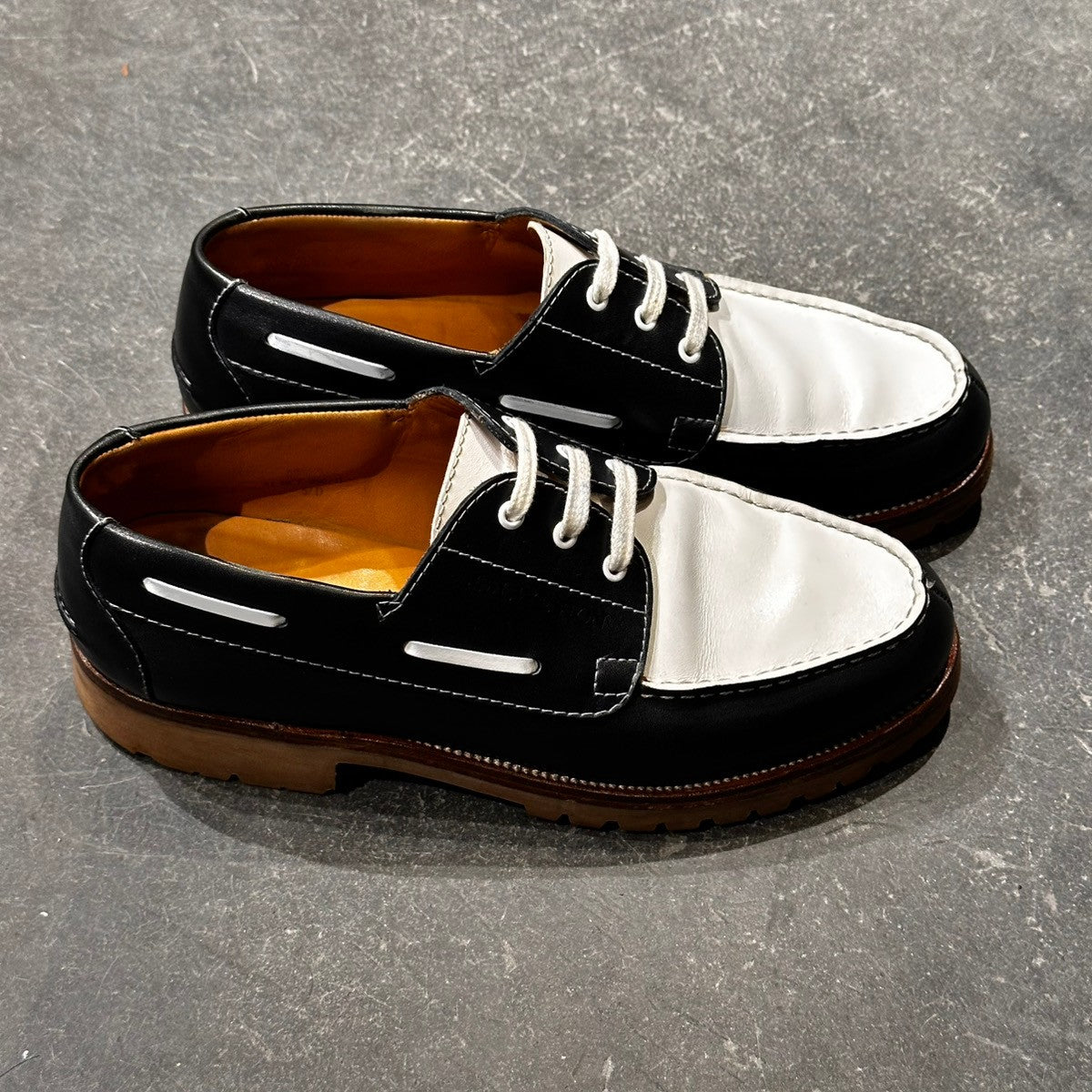 美品【J.M.WESTON】ジェイエムウエストン 690 ヨット ネイビーホワイト