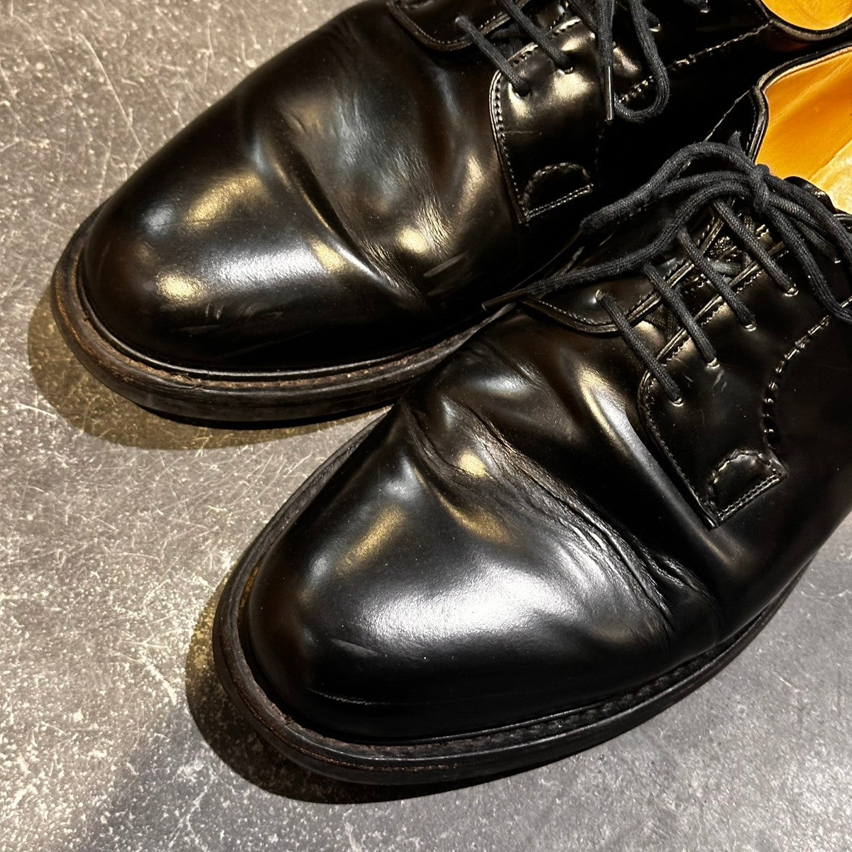 【Church's】チャーチ シャノン プレーントゥ ポリッシュドバインダーカーフ ブラック サイズUK95F 103ラスト