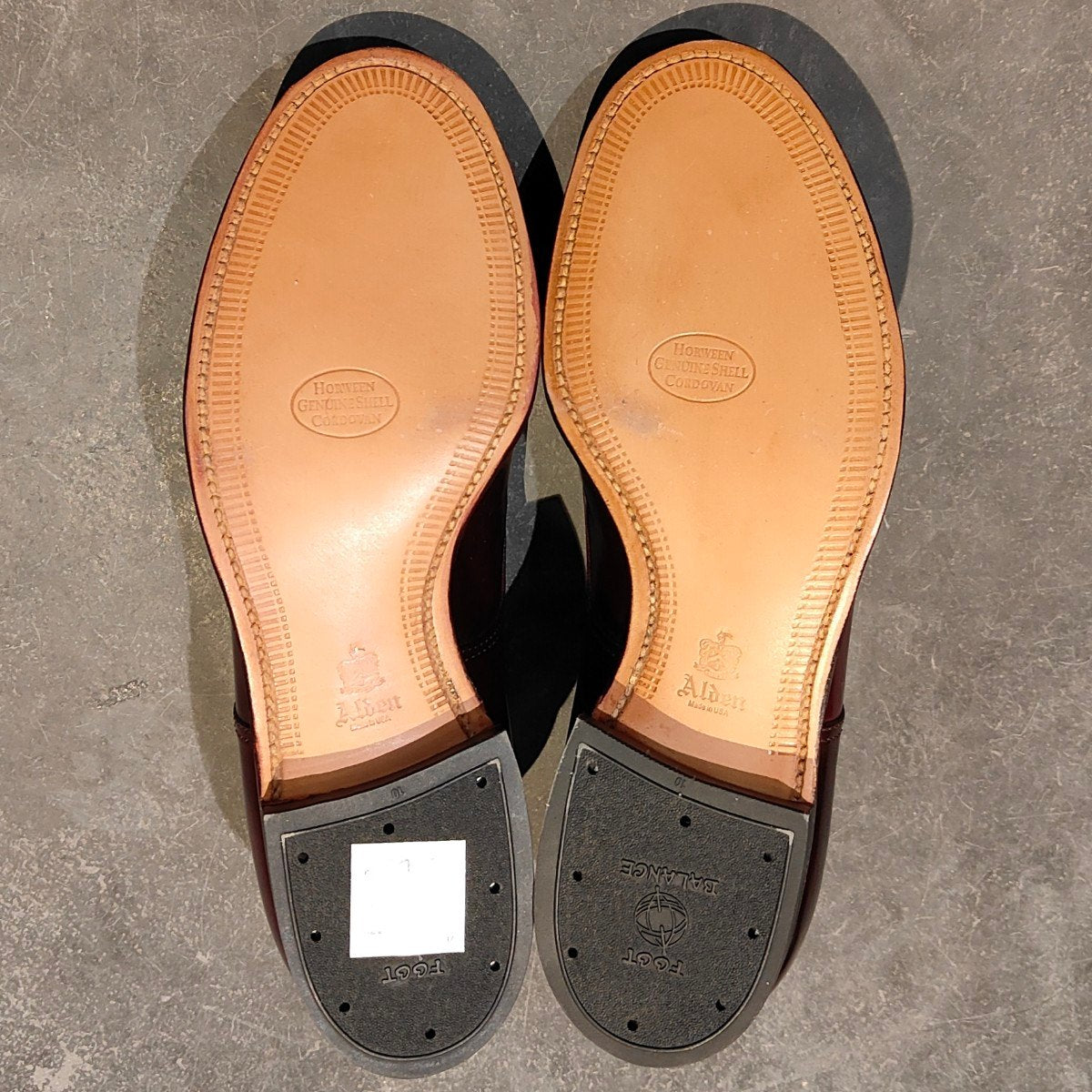 新品未使用【ALDEN】オールデン 54321 Vチップ コードバン ダークバーガンディ US7.5D モディファイドラスト 参考定価￥217,800-