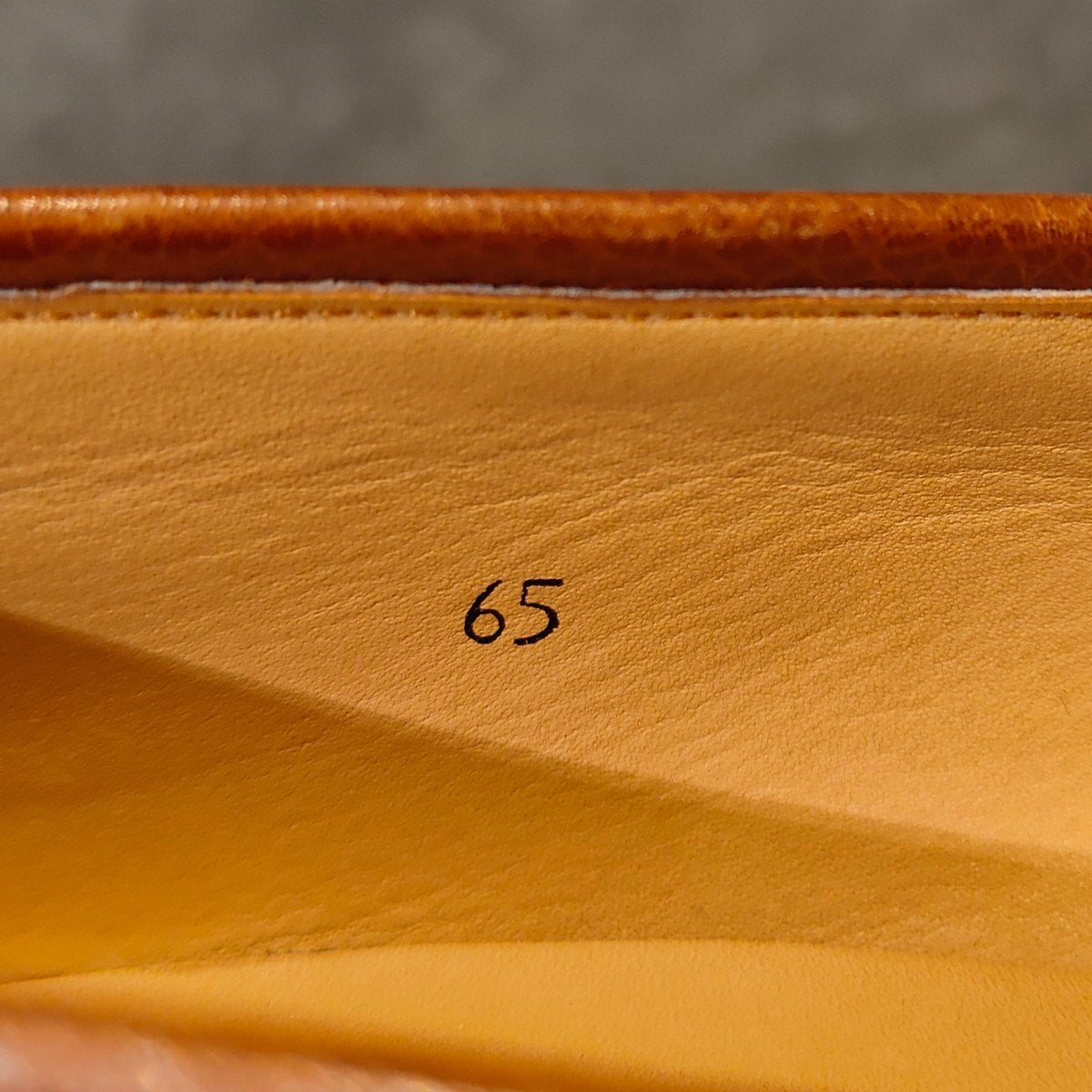 使用数回【ORIENTAL】オリエンタル 500 ALBERS NST レインレザースエードコンビ ブラウングレー サイズ US6.5