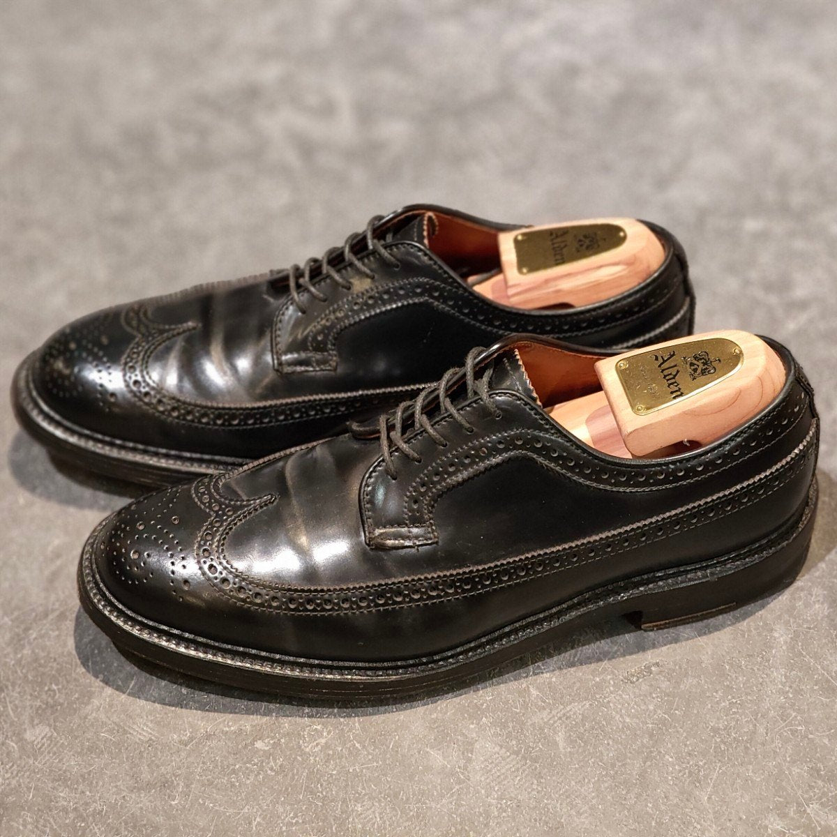 美品【ALDEN】オールデン 9751 LWB コードバン ブラック サイズ US10D バリーラスト 参考定価￥223,300-