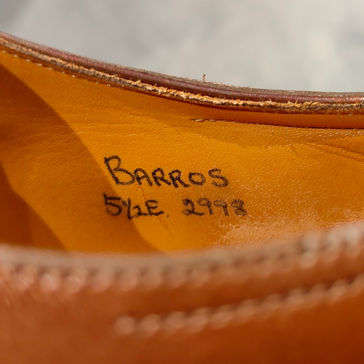 希少 極美品【JOHN LOBB】ジョンロブ バロス Uチップ カーフ ブラウン サイズUK5.5E 2998ラスト