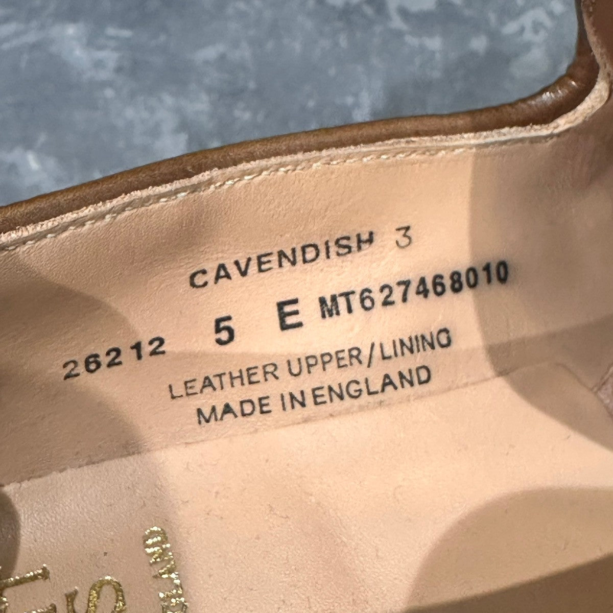 【CROCKETT&JONES】クロケット&ジョーンズ キャベンディッシュ3 タッセルローファー バーニッシュカーフ ダークブラウン サイズUK5E 375ラスト