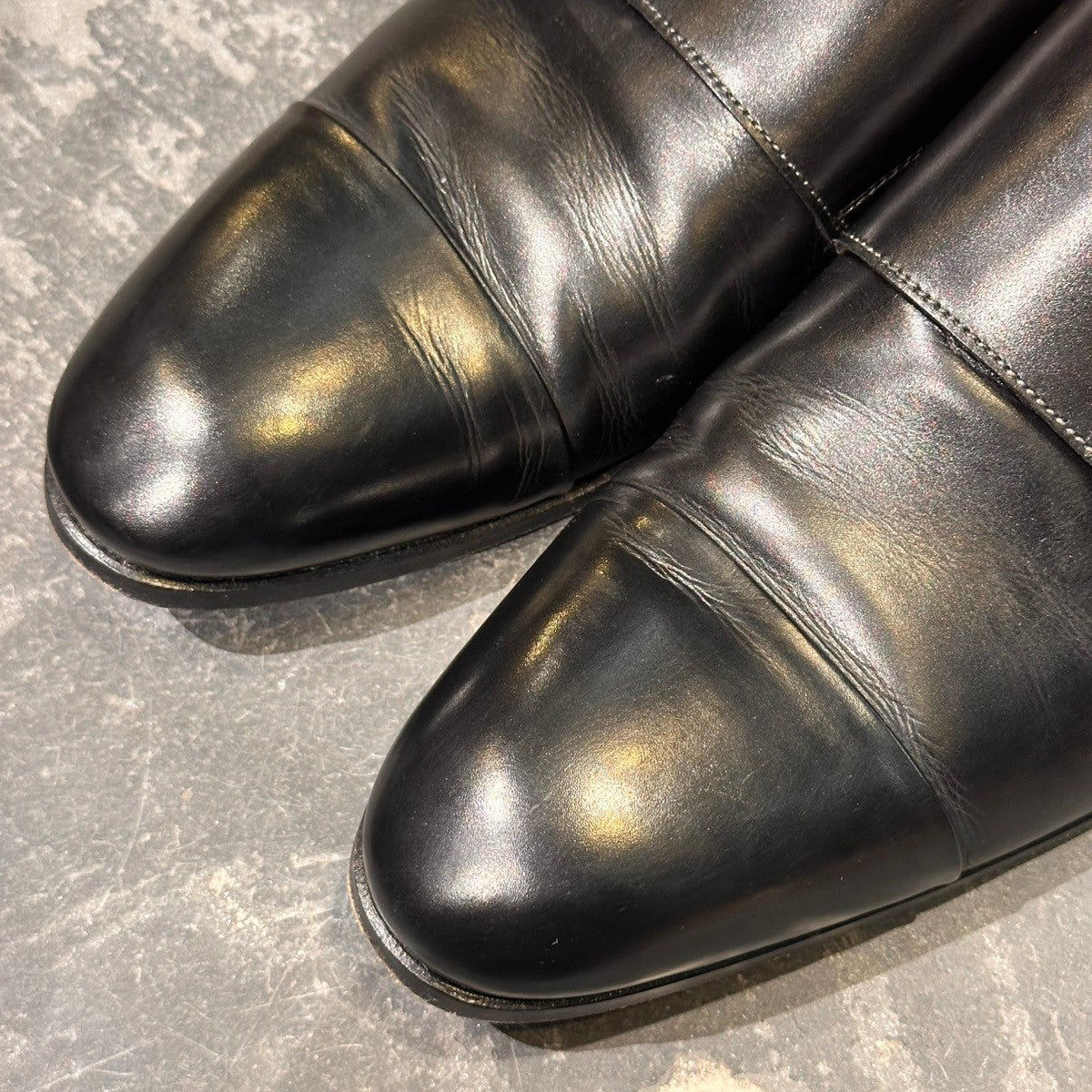 【santoni】サントーニ 11652 ダブルモンク カーフ ブラック サイズUK8.5