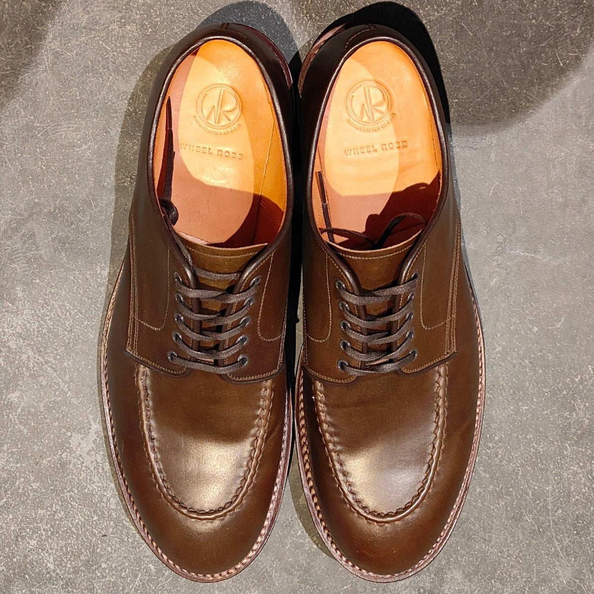 使用数回【WHEELROBE】ウィールローブ 15078 HEAVY STITCHING MOC TOE