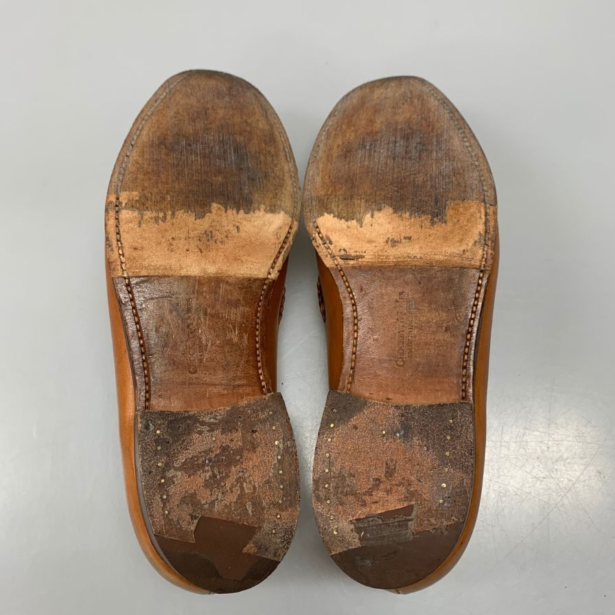 【CROCKETT&JONES】クロケット&ジョーンズ  ローファー カーフ ブラウン（茶系） サイズ UK7E ラスト