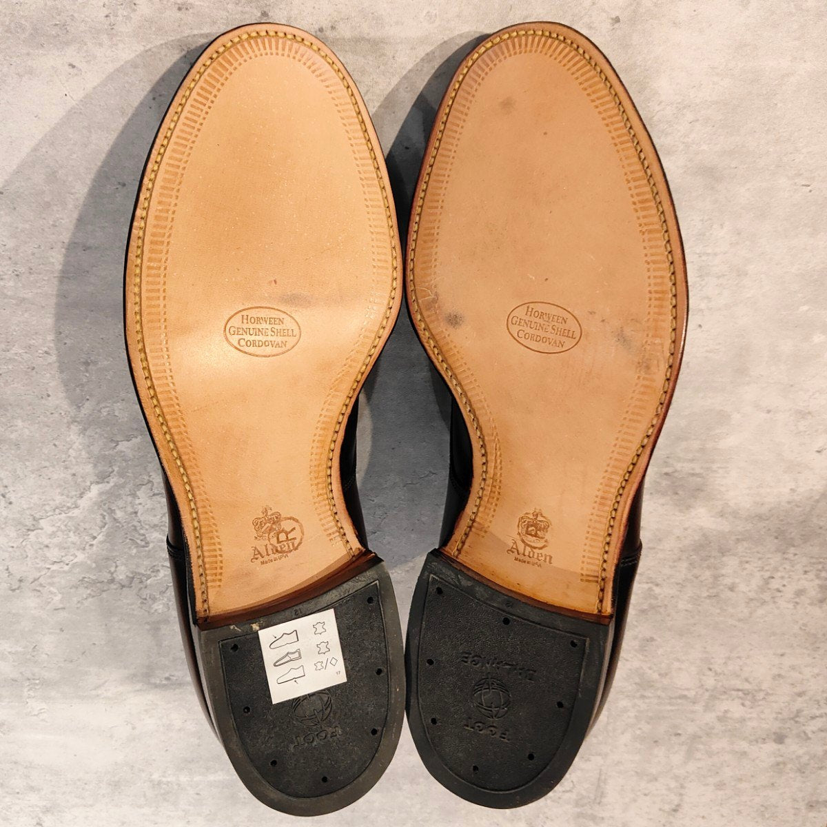未使用 【ALDEN】オールデン 56201 リジェクト品 パンチドキャップトゥ コードバン ダークバーガンディ サイズ US11D モディファイドラスト 参考定価￥236,500-