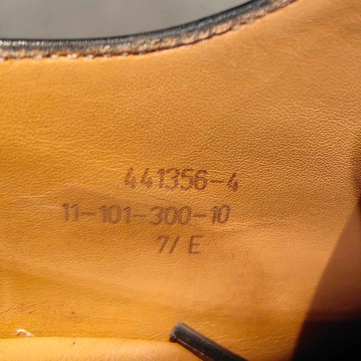 極美品【J.M.WESTON】ジェイエムウエストン 300 ストレートチップ カーフ ブラック UK7.5E 11ラスト 参考定価￥170,500-