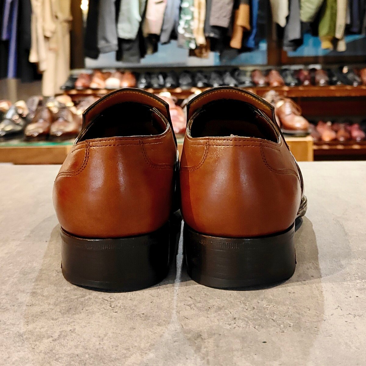 【JOHNLOBB】ジョンロブ ワーウィック ウイングチップ ローファー カーフ ブラウン サイズUK5EE 7000ラスト