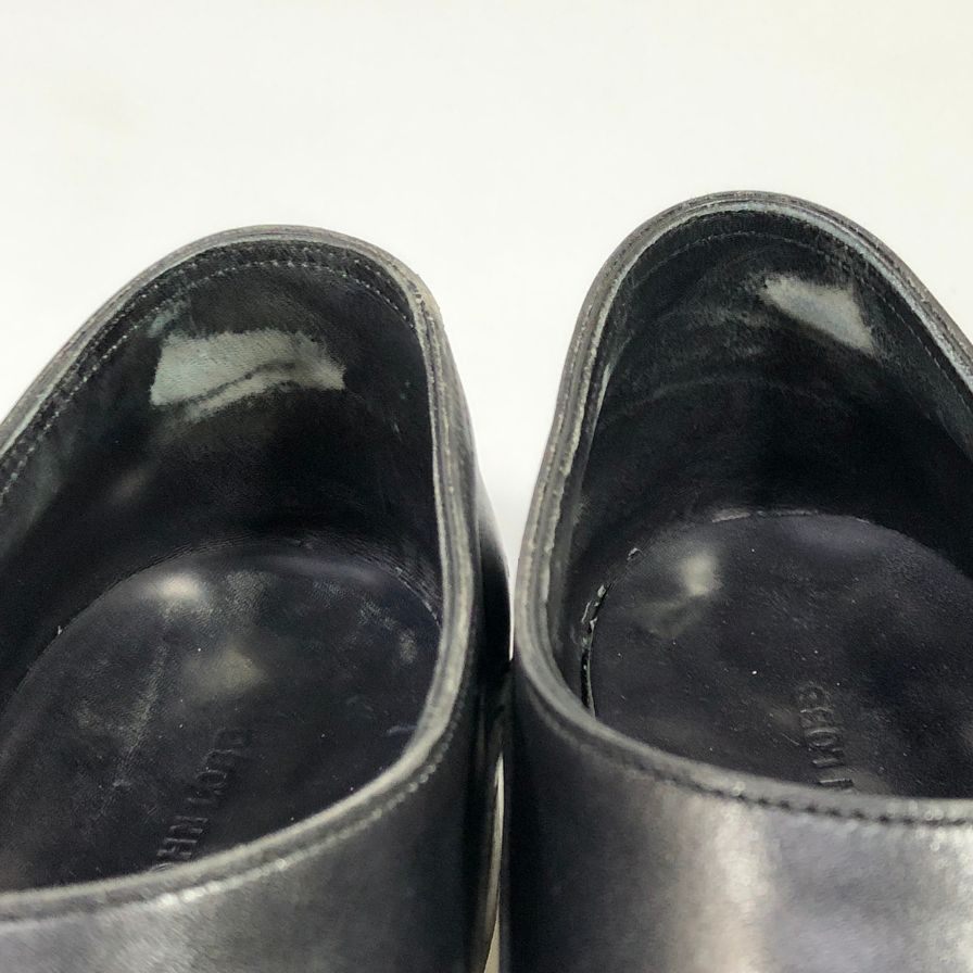 【JOHN LOBB】ジョンロブ レザーシューズ チャペル カーフ ダブルモンク 8000ラスト サイズ8.5E ブラック CHAPEL