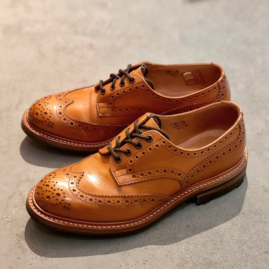 美品【Tricker's】トリッカーズ バートン M5633 エイコンアンティーク サイズ UK7.5 参考定価￥132,000-