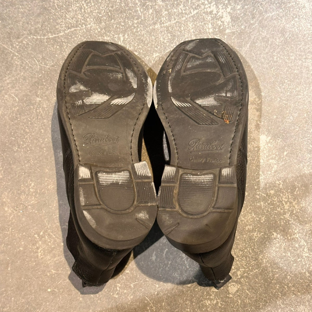 【Paraboot】パラブーツ シャンフォート サイドゴアブーツ グレインレザー ブラック サイズUK6.5
