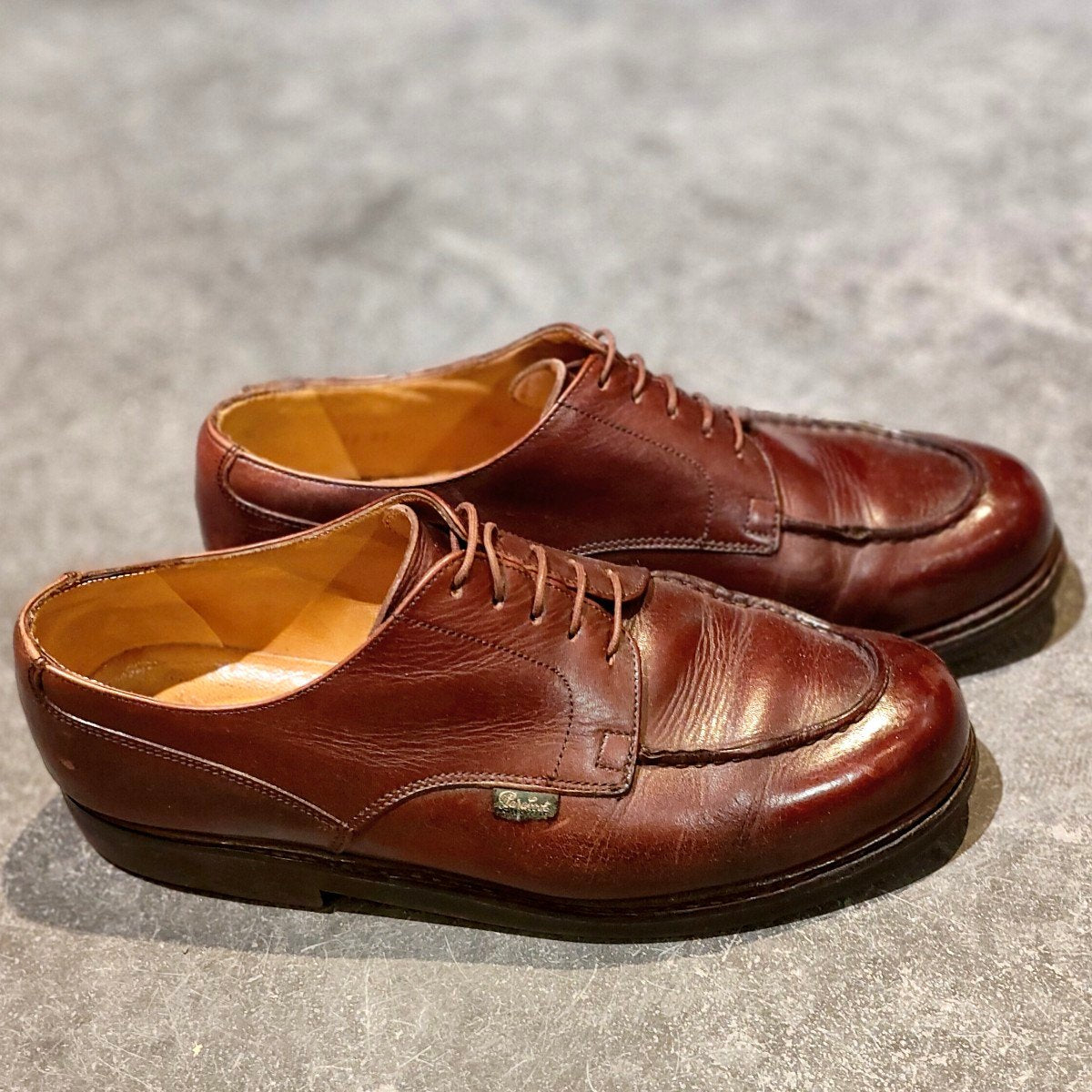 Paraboot】パラブーツ シャンボード Uチップ リスレザー カフェ サイズ
