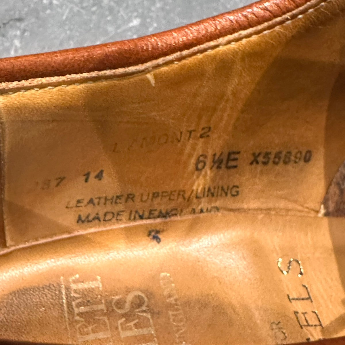 希少【Crockett&Jones】クロケット&ジョーンズ ラモント2 LAMONT2 プレーントゥ ウイスキーコードバン仕様 ブラウン サイズUK6.5 377ラスト