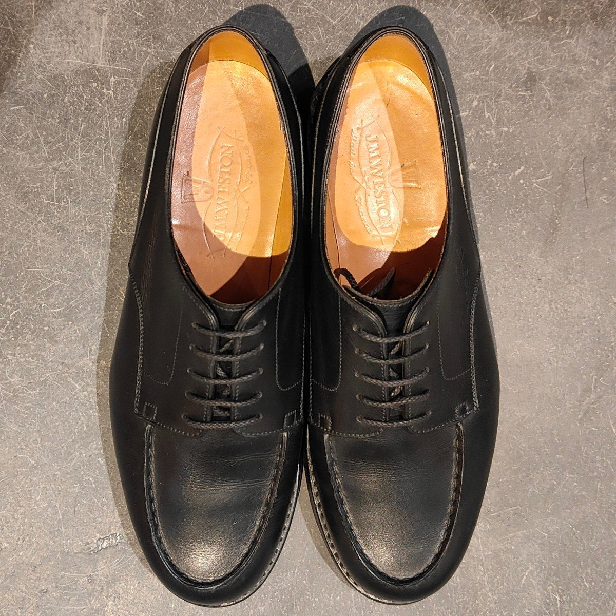 極美品 【J.M.WESTON】ジェイエムウエストン 641 ゴルフ Uチップ ボックスカーフ ブラック サイズ UK5.5D 31ラスト 参考定価￥176,000-