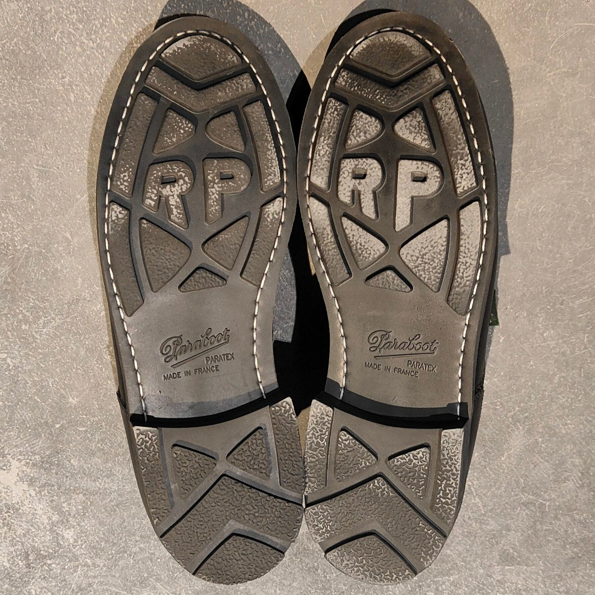 試着程度【Paraboot】パラブーツ シャンボード Uチップ リスレザー ブラック サイズ UK8.5 参考定価￥96,800-