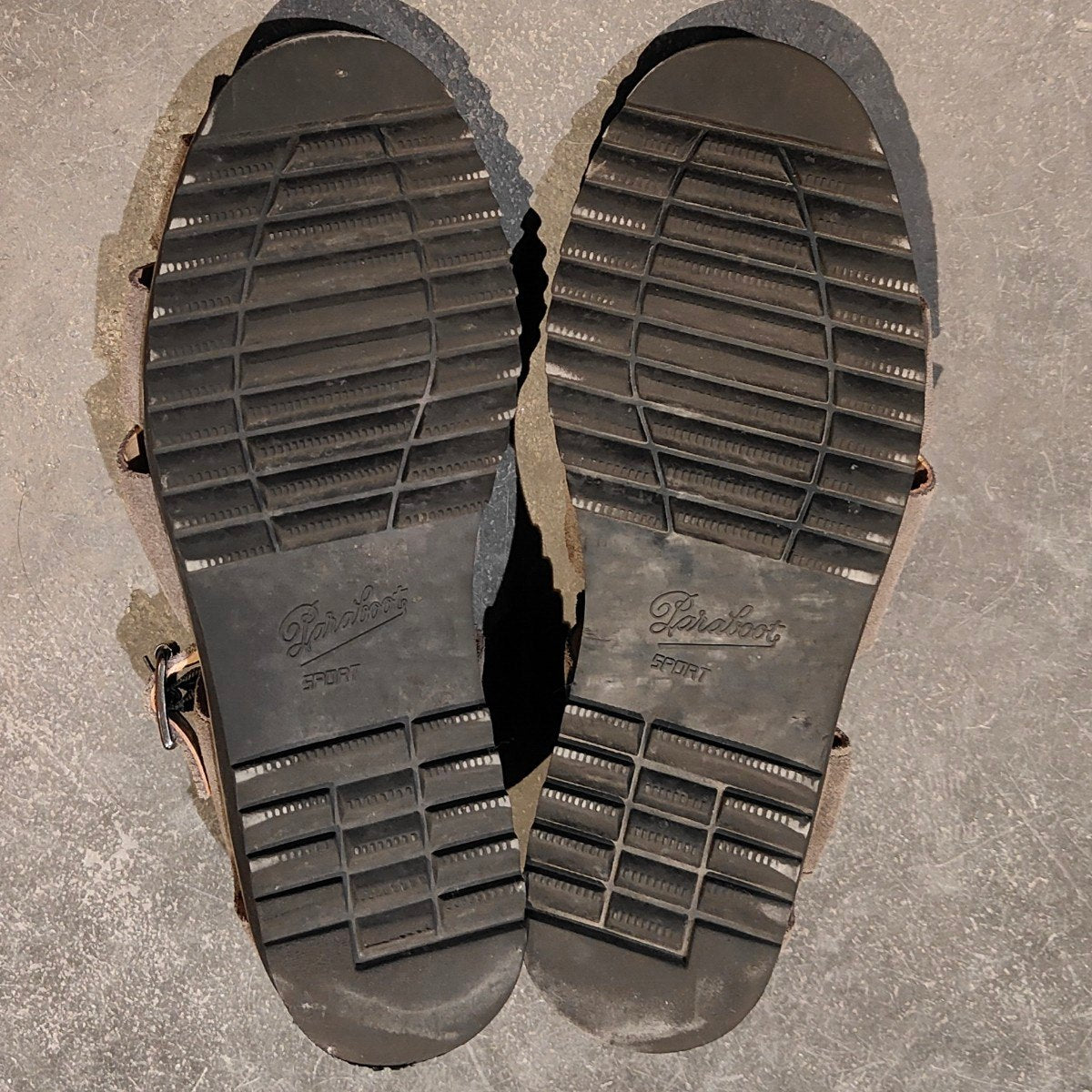 使用数回【Paraboot】パラブーツ パシフィック グルカサンダル スエード グレー サイズ41