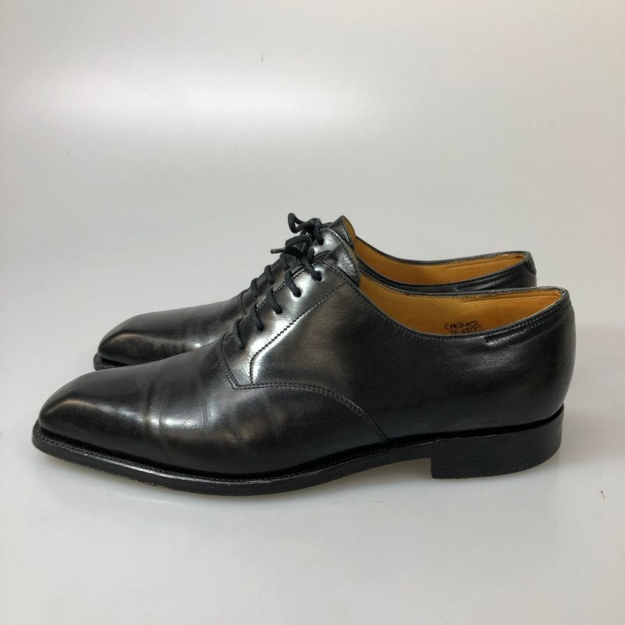 【JOHN LOBB】ジョンロブ プレーントゥ CHELMER チェルマー チゼルトゥ カーフ ブラック サイズUK7E