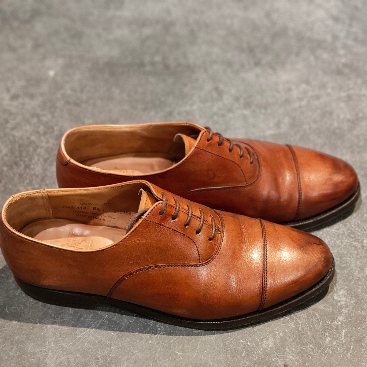 CROCKETT&JONES】クロケット&ジョーンズ コノート ストレートチップ