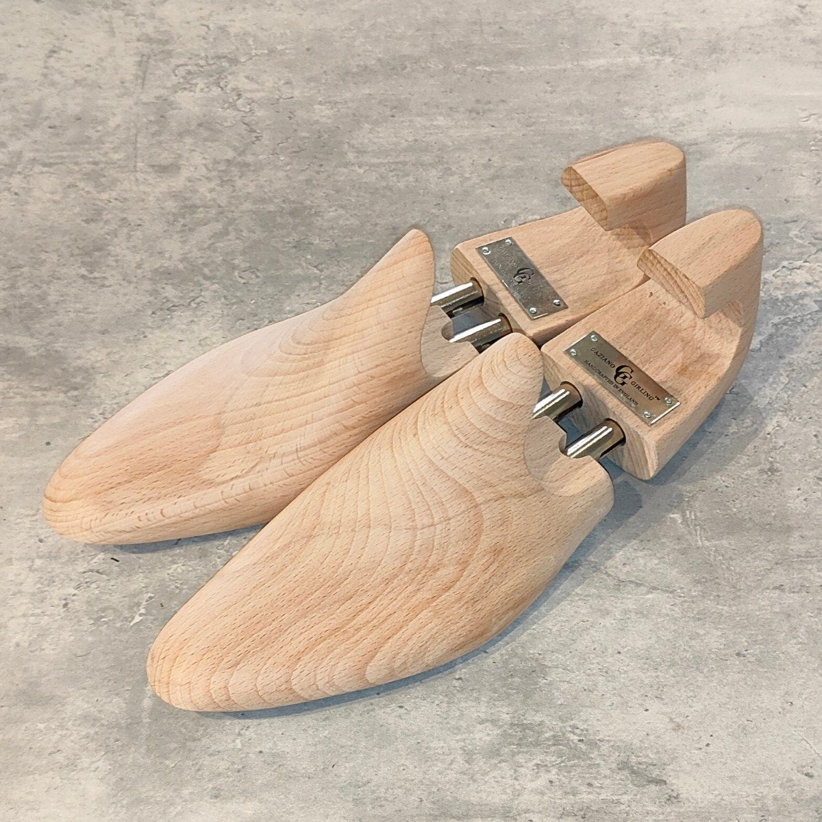 未使用品【Gaziano & Girling】ガジアーノガーリング チャーチル パンチドキャップトゥ カーフ ブラック サイズUK75F S45ラスト