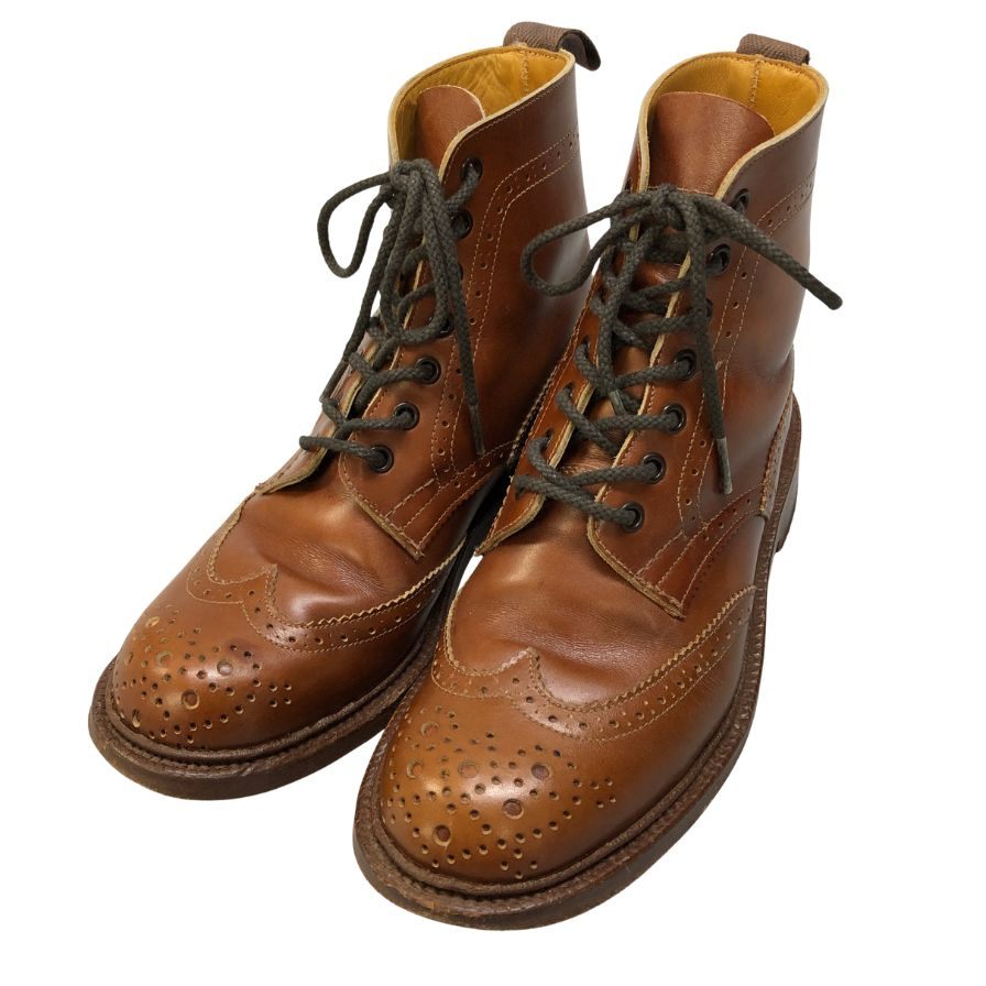 【Tricker’s】トリッカーズ カントリーブーツ モールトン ブラウン レディース UK3.5