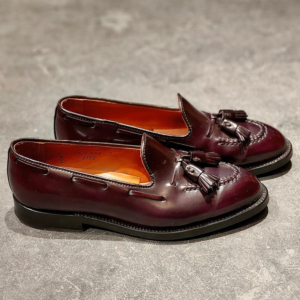 希少 極美品 【ALDEN】オールデン ビューティ&ユース別注 3770 タッセルローファー コードバン ダークバーガンディ サイズUS8D アバディーンラスト
