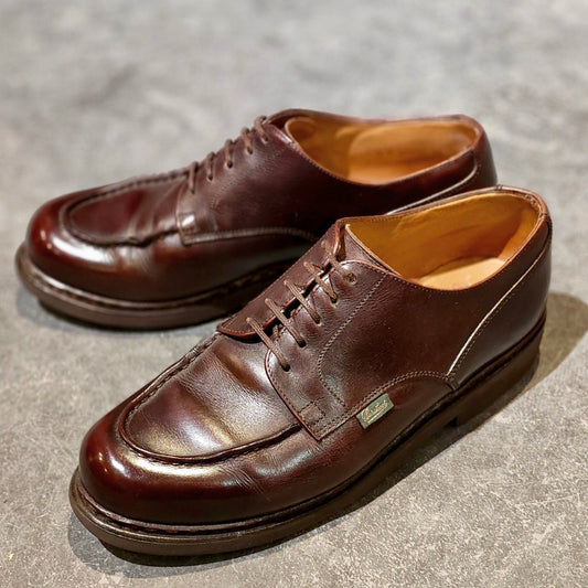 【Paraboot】パラブーツ シャンボード Uチップ リスレザー カフェ サイズ UK8 参考定価￥96,800-