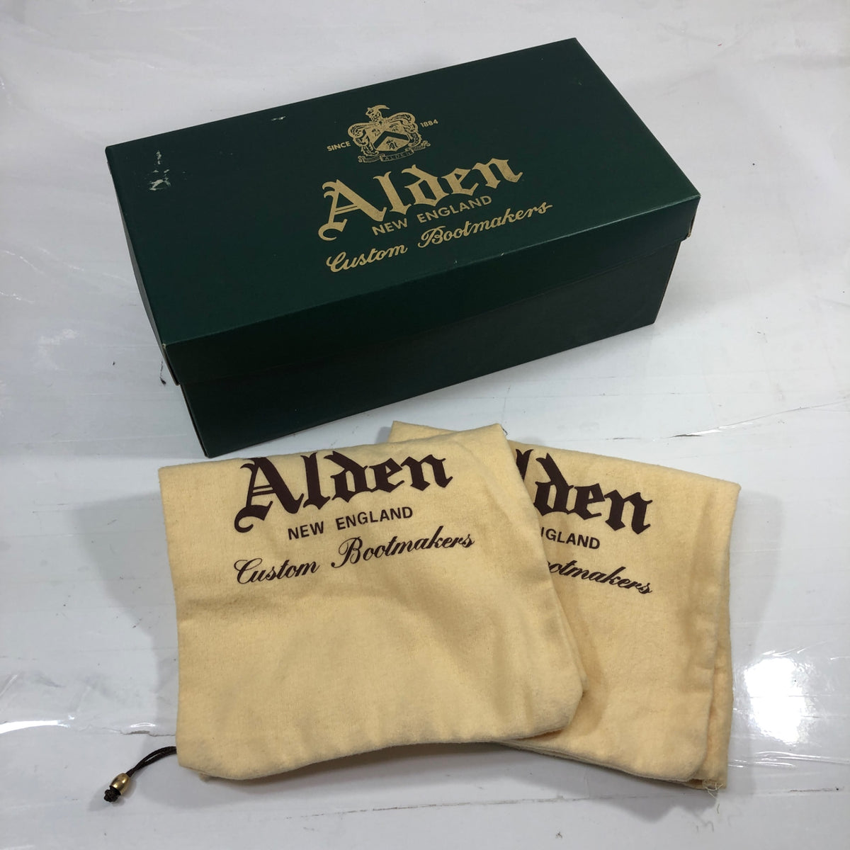 【Alden】オールデン レザーシューズ Vチップ モディファイドラスト 54672 カーフ サイズ7D メンズ ブラウン