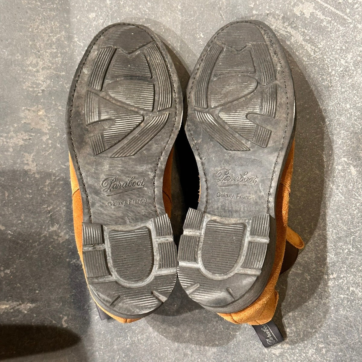 【PARABOOT】パラブーツ シャンフォート サイドゴアブーツ スエード ブラウン サイズUK6.5
