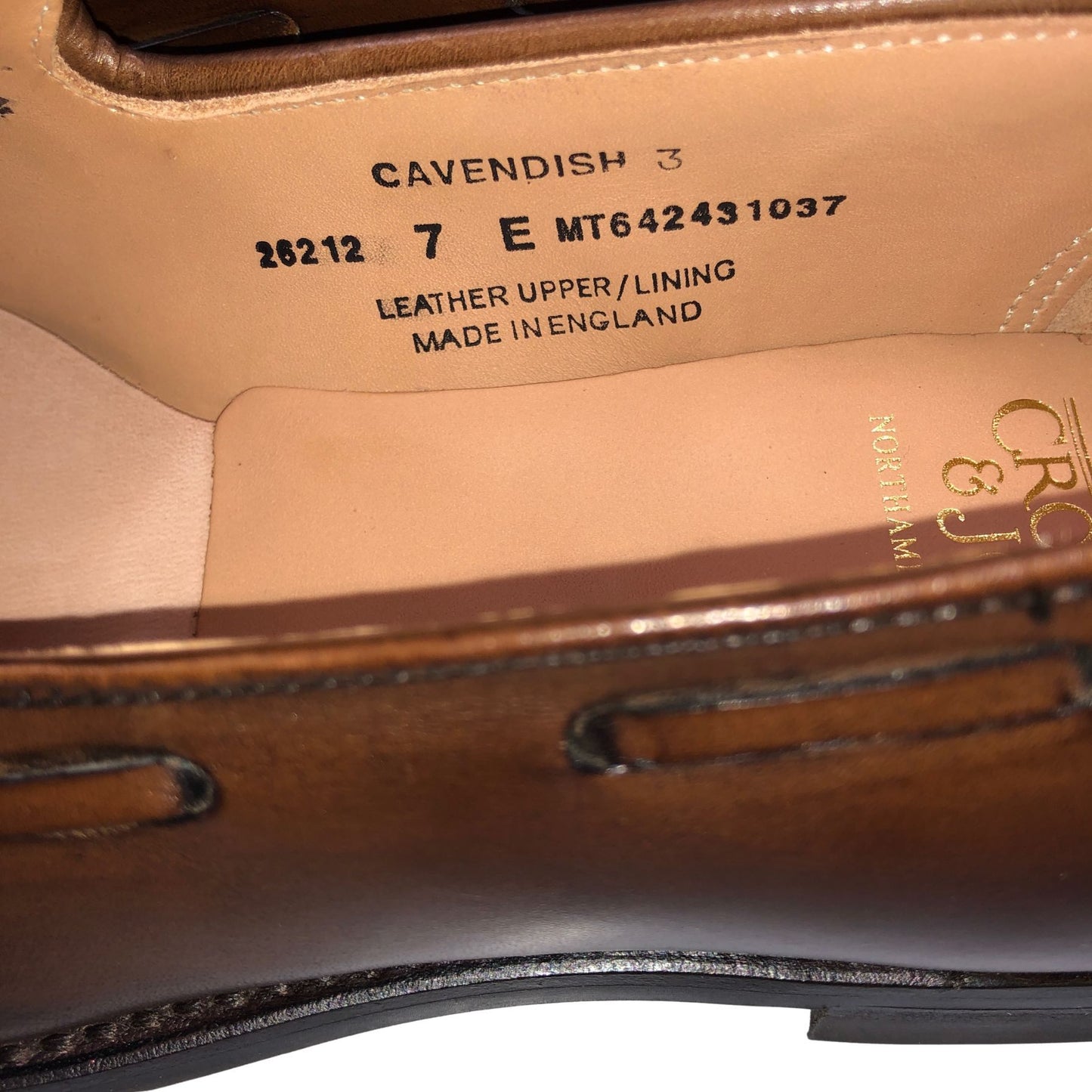 【CROCKETT&JONES】クロケット&ジョーンズ  ローファー カーフ ブラウン（茶系） サイズ 5E ラスト