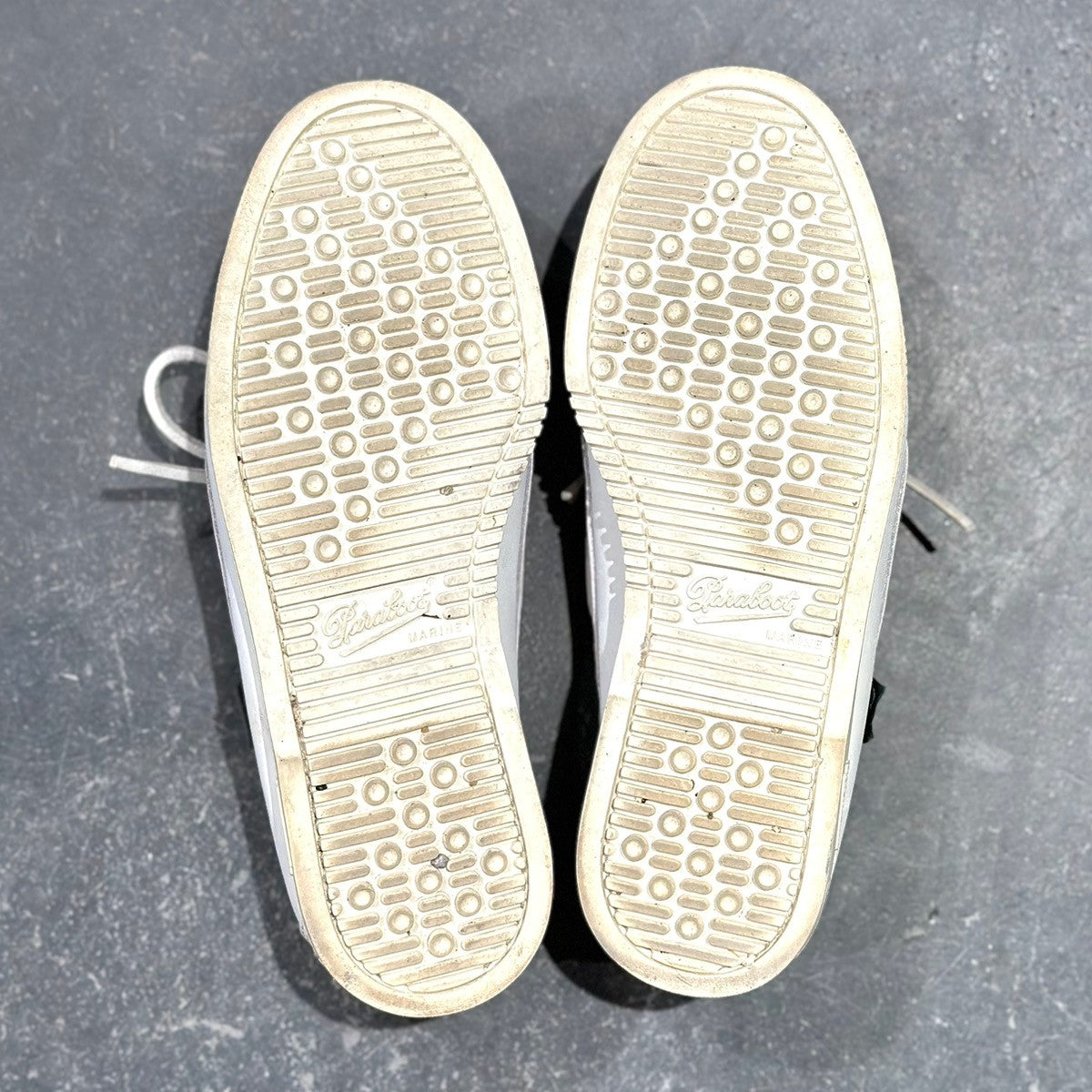 美品【PARABOOT】パラブーツ バース デッキシューズ カーフ ホワイト サイズ5.5