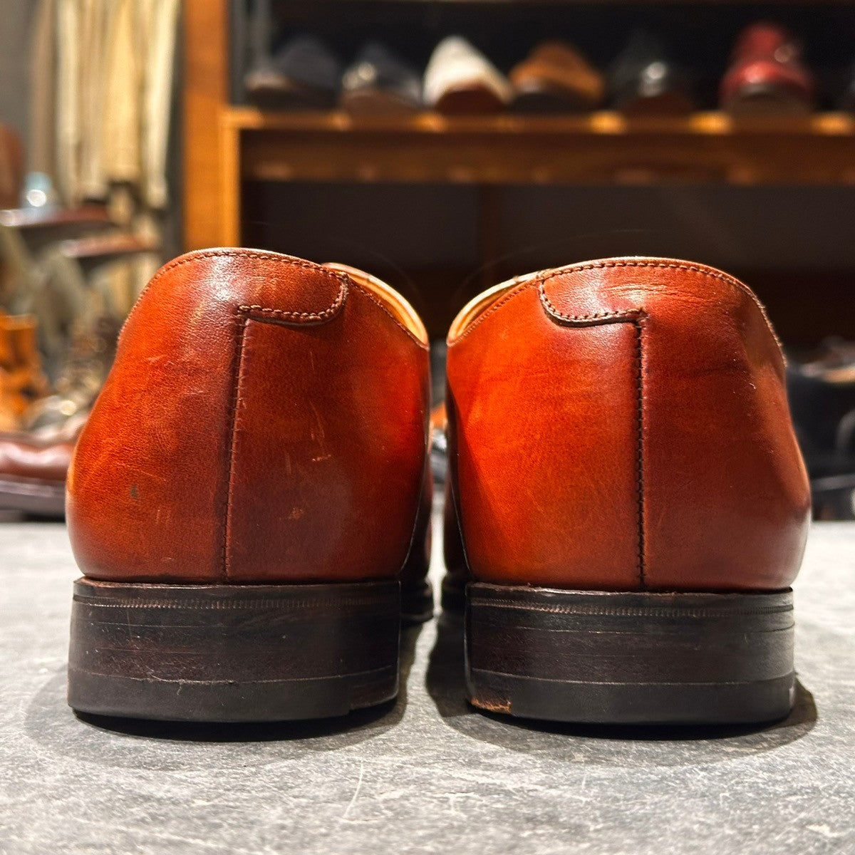 【CROCKETT&JONES】クロケット&ジョーンズ SUBS コノート ストレートチップ カーフ ブラウン サイズUK7E 379ラスト