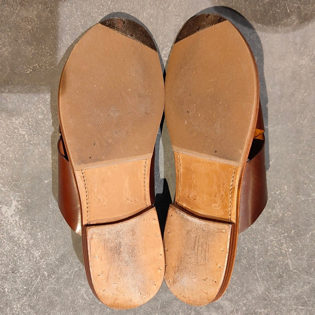 使用数回【LUDWIG REITER】ルーディックライター サンダル 1137 ホーウィン コードバン ブラウン サイズ40