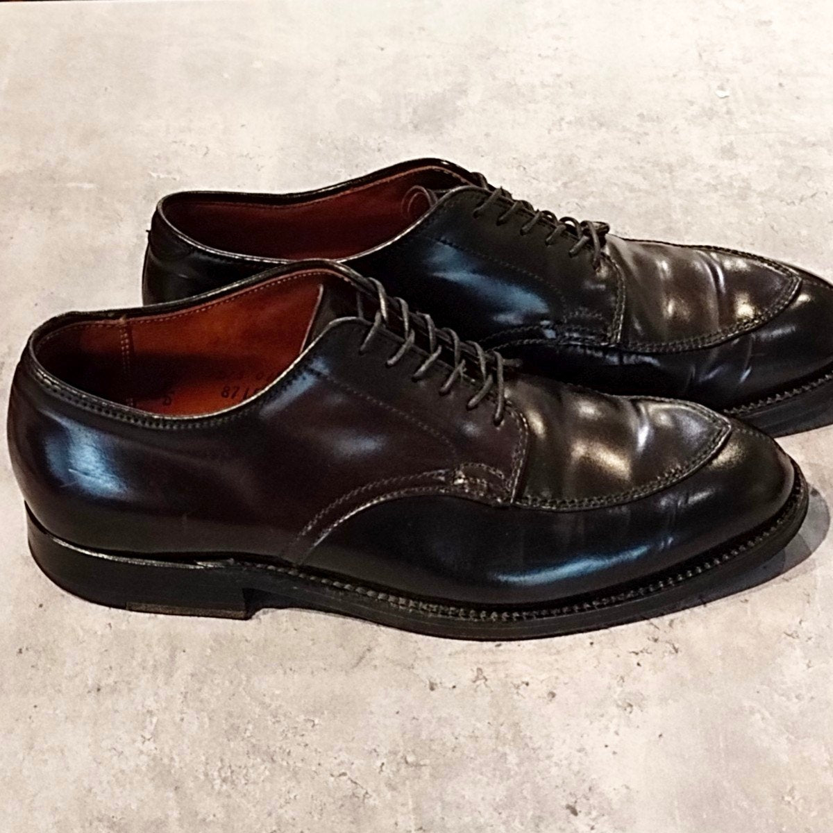希少【ALDEN】オールデン レザーソウル別注 87150 Vチップコードバン