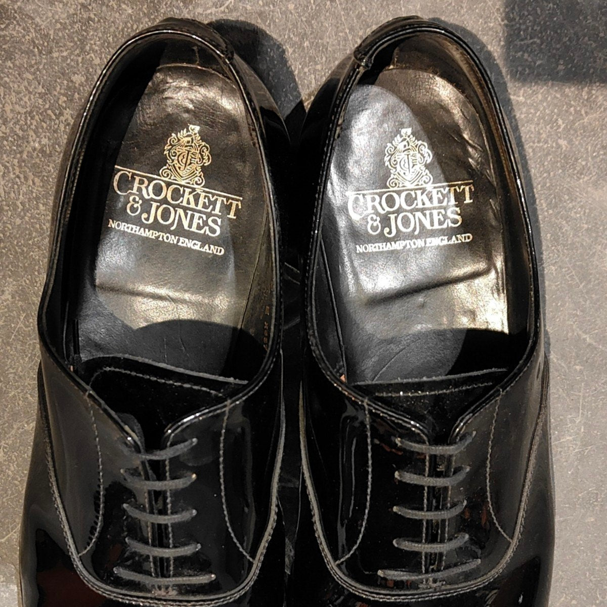 美品【CROCKETT&JONES】クロケット&ジョーンズ チャーム プレーントゥ